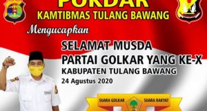 Nirwansyah Habib Ketua Pokdar Kamtibmas dan Selaku Anggota DPRD Tuba, Inginkan Masyarakat Terbebas dari Virus, Begini Himbaunya