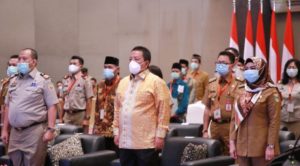 Gubernur Arinal Ikuti Acara Penyerahan sertifikat Tanah Untuk Rakyat Secara Nasional Oleh Presiden Joko Widodo