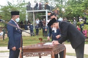 Bupati Umar Ahmad Lantik Sekda Dan Para Pejabat Tubaba, Ini Nama-Nama Pejabatnya