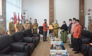 Bupati Winarti Terima Audiensi Komisioner KPU dan Rektor Universitas Megow Pak