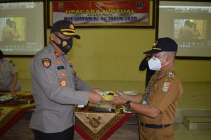 Usai Gelar Upacara HUT Satpam Ke-40 Polres Tulang Bawang Langsung Umumkan Para Pemenang Lomba, Ini Pemenangnya