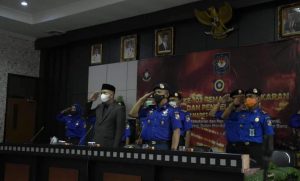 Secara Virtual Pemerintah Kabupaten Tulang Bawang Barat Ikuti Peringatan HUT Damkar ke – 102