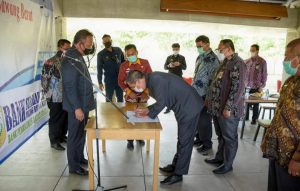 Bupati Umar Ahmad Kukuhkan TPKAD Kabupaten Tubaba