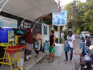 Terinspirasi dengan Ustman Bin Affan, Air Gratis Siap Minum ada di Rawamangun