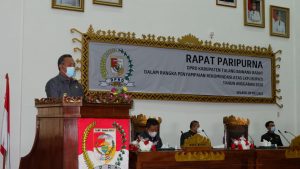 Bupati Umar Ahmad,S.P. Ucapkan Ini ! Dirapat Paripurna LKPJ Bupati Tubaba TA 2020 di DPRD