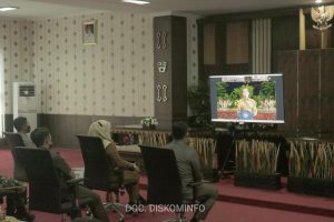 Bupati Winarti Ikuti Pengarahan Presiden Republik Indonesia dari Istana Negara Secara Virtual