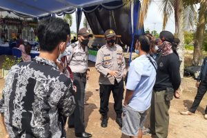 Kerumunan Potensi Tertular Covid-19 !  Polsek Rawa Pitu dan Satgas KTN Bubarkan Acara Hiburan Kuda Lumping