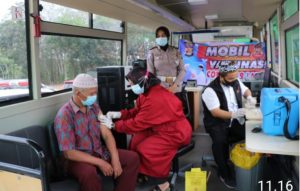 Vaksinasi Massal Tahap I  Sasaran Utama Warga yang Sudah Lanjut Usia (Lansia) akan Digelar Polres Tuba, Ini Tanggal Mulainya