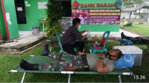 Peringati Hari Donor Darah Sedunia di Tahun 2021 Kodim 0426 Tuba Tambah Stok Darah