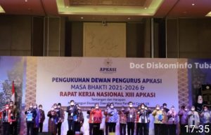 Bupati Dr. Hj. Winarti,SE.MH Dilantik Sebagai Wakil Bendahara Umum Pengurus APKASI Pusat