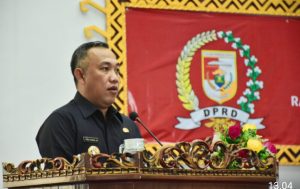 Bupati Umar Ahmad, S.P Hadiri Paripurna DPRD Tulang Bawang Barat  Tentang PJP APBD TA 2020, Begini Kata Bupati