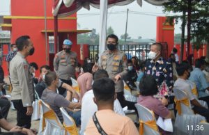 Disini Tempat Vaksinasi Covid-19 Serentak Oleh Polres Tulang Bawang