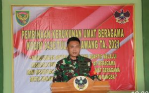 Kodim 0426 Tuba Gelar Kegiatan Pembinaan Kerukunan Umat Beragama
