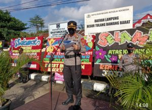 Kapolres Tubaba AKBP Hadi Saepul Rahman, S.IK Pimpin Upacara Kenaikan Pangkat 15 Personel