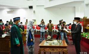 PAW Anggota DPRD Tulang Bawang Barat dihadiri Sekda Novriwansyah