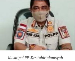 Pastikan Prokes Dimasyarakat Sat Pol PP Tuba Bersama Tim Satgas Covid-19 Patroli Turun Lapangan