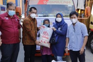 Bantuan Beras PPKM 2021 Diluncurkan Pemrov Lampung Bersama Perum Bulog Divre Lampung