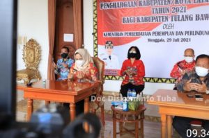Pemkab Tuba Dapat Penghargaan KLA dari Kementerian PP dan PA