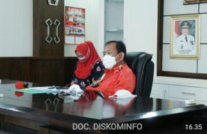 Wakili Bupati Tuba, Sekda Ir. Anthoni, M.M Seminar Zoom Bersama Universitas Lampung
