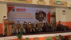 Sekda Ir.Anthoni,M.M Wakili Bupati Tuba Dr.Hj.Winarti,SE.MH Hadir Langsung di Pembukaan Pelatihan Dasar CPNS Golongan III