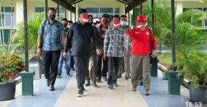 Bupati Tuba Barat Umar Ahmad,S.P Bersama Kepala BIN Daerah Lampung Laksanakan Kegiatan Vaksinasi Massal