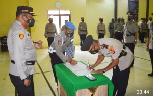 Kapolres Tuba AKBP Hujra Soumena,S.I.K.,M.H Pimpin Upacara Sertijab, Jabatan Ini yang Diserahterimakan