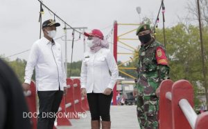 Peresmian Jembatan Panjang 66 Meter, Ketua DPRD Tuba Saksikan Langsung, Ini Ucapan Masyarakat