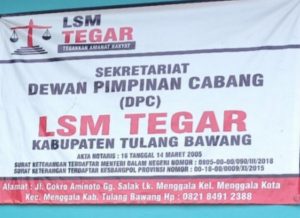KETUA LSM TEGAR : Kadis Perdagangan Tuba Diduga Merusak MK Rumah Tangga PLN