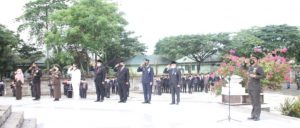 Upacara Ziarah Nasional Hari Pahlawan TH 2021 di Pimpin Dandim 0426 Tuba