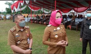 Kadiskes Fatoni Dampingi Bupati Tuba Dr.Hj.Winarti, S.E.,M.H. Terima Penghargaan dari Gubernur Lampung