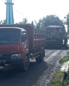 Ini Penegasan Kabid Bina Marga Dinas PUPR Tuba Pada Pemulusan Jalan Bengkel Menggala