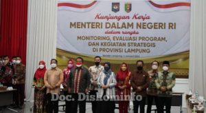 Bupati Winarti Ikut Hadir Dikunker Mendagri di Prov. Lampung