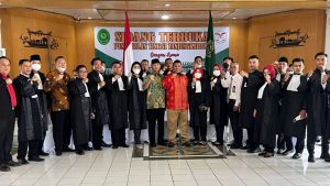 Ini Arahan Ketua Umum BPP PAI Sultan Junaidi Untuk 23 Advokat yang Diambil Sumpah Jabatan Oleh PT Tanjung Karang