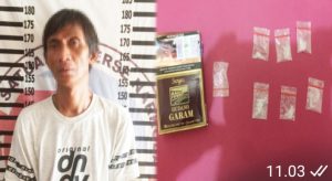 Warga Menggala Pengedar Sabu Diborgol Polisi Tulang Bawang