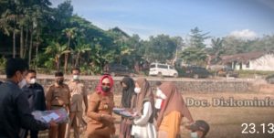 Bupati Tuba Dr.Hj.Winarti,SE.MH Lakukan Kunjungan Kerja Ke Kec. Gedung Aji Baru