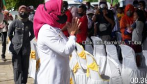 Bupati Winarti Kunker ke Pasiran Jaya Disambut Meriah dengan Beragam Tarian