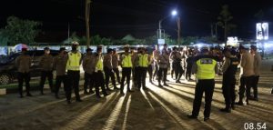 Guna Pencegahan Cegah Covid-19, Polres Tuba Barat Lakukan Patroli Skala Besar