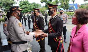 Purna Bhakti Dua Pama Polres Tulang Bawang Berlangsung Secara Kedinasan