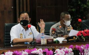 Dr.Hj.Winarti,SE.MH diwakili Sekda Ir. Anthoni,MM Pimpin Rapat Persiapan HUT Kabupaten Tulang Bawang
