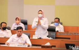 Bupati Tuba Dr.Hj. Winarti,SE.MH. Hadiri Rapat RDPU Banggar DPR RI di Gedung Parlemen Jakarta