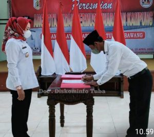 49 Kakam Terpilih Priode 2022-2027 Dilantik Bupati Winarti