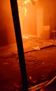 Sijago Merah Tak Berhasil Hanguskan Seluruh Pasar Unit Dua Tulang Bawang