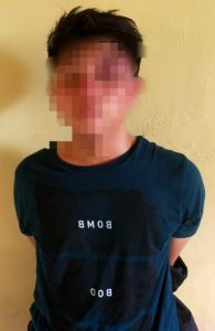 Polsek Lambu Kibang Tubaba Lampung Borgol Pelaku Curat di Tiyuh Kibang Budi Jaya