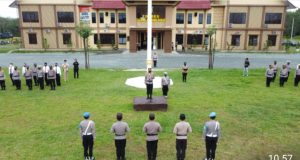 Mapolres Tuba Barat Lampung Gelar Upacara PTDH, 3 Anggota Polres Tubaba Dipecat Tidak Hormat, Gara-Gara Ini