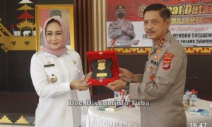 Bupati Winarti Katakan Ini, Pada Penyambutan Kapolda Lampung di Kabupaten Tulang Bawang