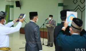 Sekda Tuba  Lantik Pejabat Struktural di Lingkup Pemerintah Kabupaten Tulang Bawang