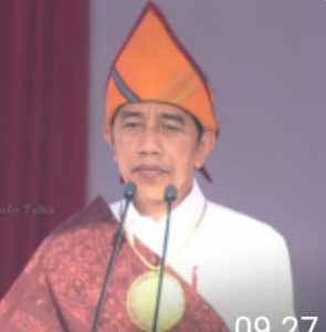 Secara Virtual Pemkab Tuba Ikut Serta Upacara Peringati Harlah Pancasila 1 Juni 2022