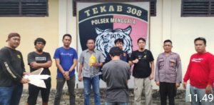 Nyuri Dibengkel Aspol Menggala Milik Wartawan  Akhirnya Diborgol Ketat Polisi