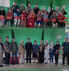 HMI TUBA Salurkan Bantuan Kepada Korban Banjir