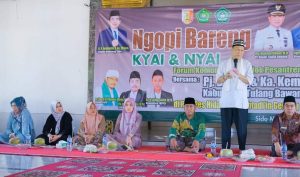 Pj Bupati Tuba Lampung Hadiri Ngopi Bareng di Ponpes Hidayatul Mubtadiin, Ketua PKK Beri Santunan Ini